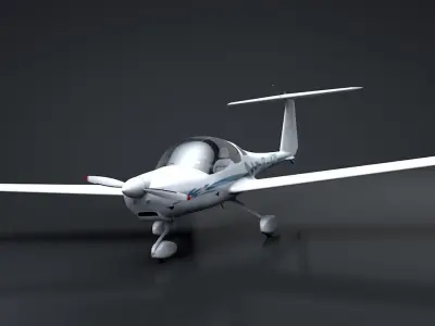HK36TC Diamona Rigged C4D 3D model