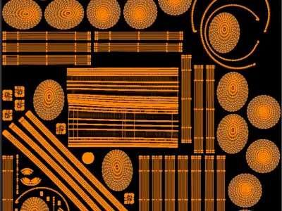 Military Mat Low-poly 3D model