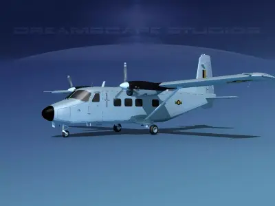Harbin Y-12 II Sri Lanka Air Force 3D model