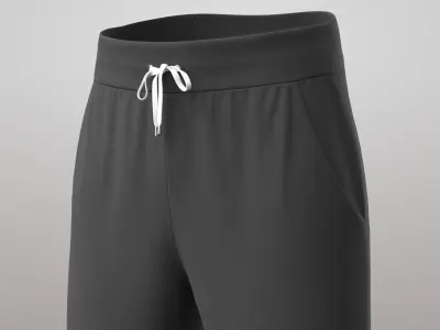 Sports Pants Male 01v PBR 3D model