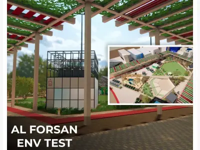 Al forsan Low-poly 3D model