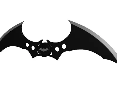 Batarang 3D Model From Batman Arkham Series 3D model