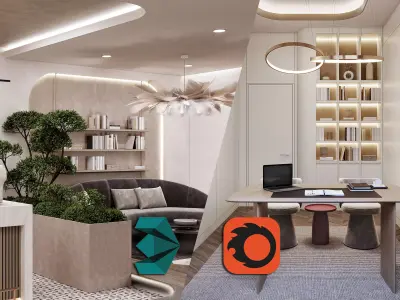 Restaurant Design 3D model