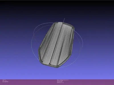 Mandalorian Armor Leg Piece 3D print model
