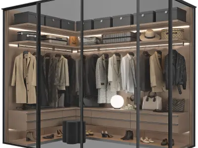 Walk-in Closet 98 part 7 3D model