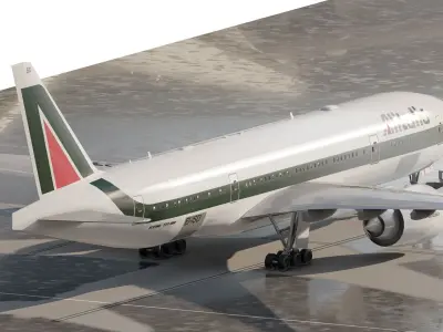 BOEING 777-243ER 3D model