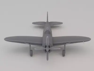 P-47 Thunderbolt 3D print model
