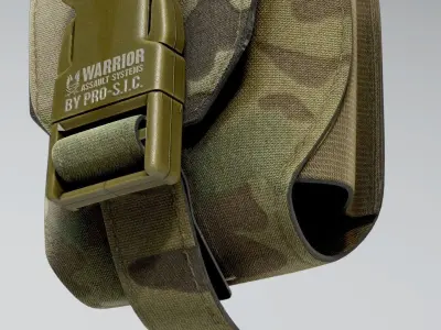 SOLDIER Frag Grenade Pouch Free 3D model