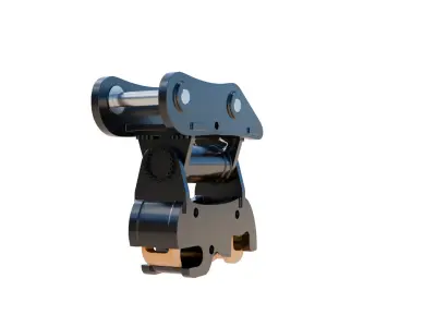 Rockland Excavator Attachment HKR - T Tilting Coupler - 3D MODEL Low-poly 3D model