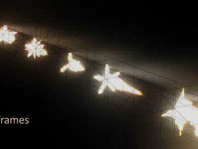 Gun Muzzle Flash Asset Pack Low-poly 3D model Low-poly 3D model