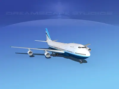 Boeing 747-100 Corporate 1 3D model