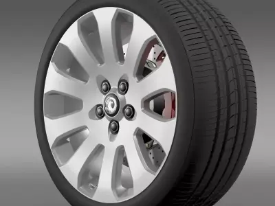 Vauxhall Insignia wheel 3D model