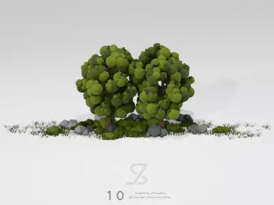 Ahorn Tree Free low-poly 3D model