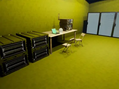 MILITARY COMMUNICATION ROOM 3D model