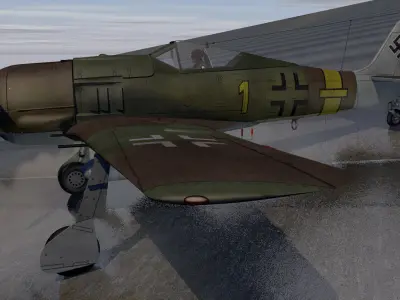 Focke-Wulf Fw-190 A-8 3D model