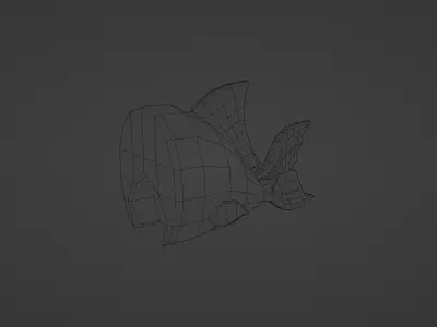 Emberlight Stylized Fish - Low-poly 3D model Low-poly 3D model