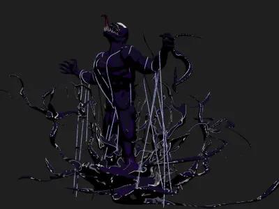 venom sculpt 3D model