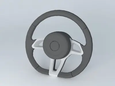 steering wheel Free 3D model