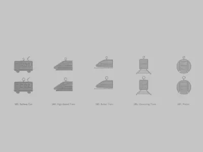 Vehicles Pendants Megapack Original Blend STL Collection 3D print model