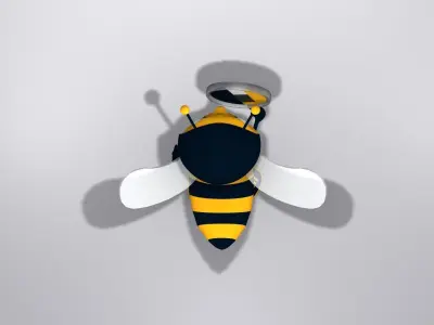 Bee Character 3D model