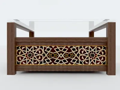 Arabic Table  Free 3D model