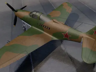 Bell P-39Q Airacobra 3D model