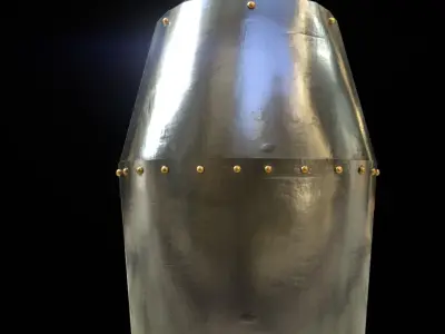 Great Helm Low-poly 3D model