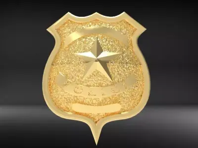 Police Badge 3D print model