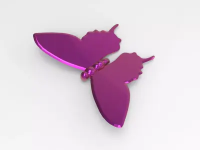 Butter Fly 3D Free 3D print model