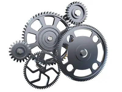 Gear mechanism v2 3D model