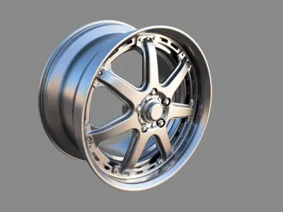Rays volk gt7 rim 3D model