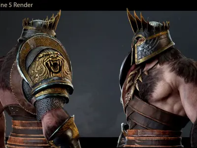 Cursed Beast Low-poly 3D model