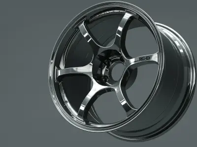 Yokohama Advan RGD 3D model