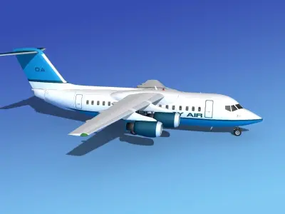 BAe 146-200 Discovery Air 3D model