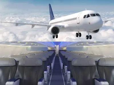Airbus A 320 First Class 3D model