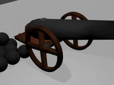 canon assassin creed pirat 3D model