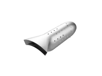 Turbojet engine combustion liner chamber 3D print model