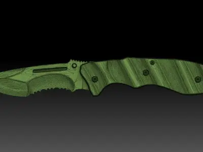 Combat Tactical Knife Printable 2 3D print model