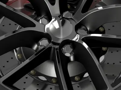 Dodge Challenger 392 wheel 2015 3D model