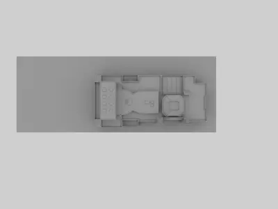 Theater Low-poly 3D model