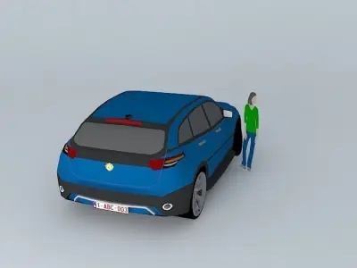 Suv car NEG E2 2013 Free 3D model