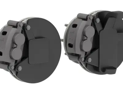 DUALLY TRUCK BRAKE 3D model