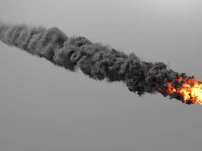 Meteor Trail VDB For Blender 3D model