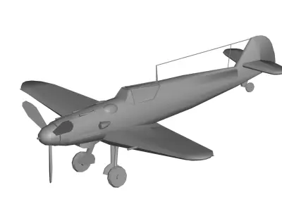 Messerschmitt Bf 109 3D model