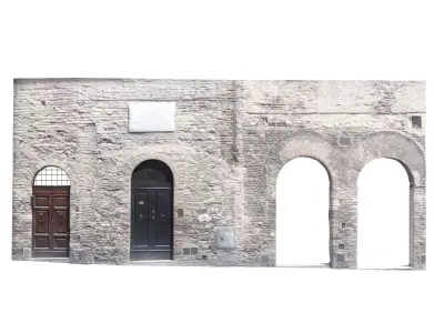 3D Scanned Italian Facade 008 3D model