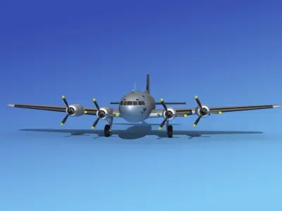 Boeing 307 Stratoliner Pan American 1 3D model