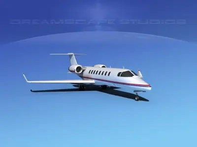 LearJet 45 V11 3D model
