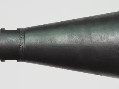 Colt - Cone Flash Hider - Replica Low-poly 3D model