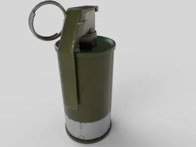 Hand Grenades - PBR - Low Poly 3D Low-poly 3D model
