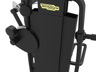 Technogym - Selectorised - Lower Back 3D model